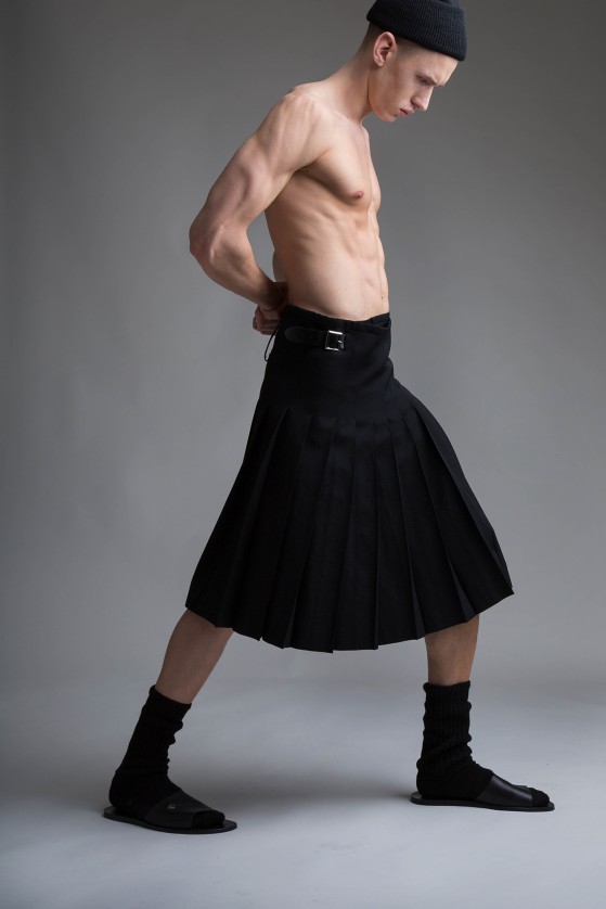 Vintage Y's Yohji Yamamoto Men's Pleated Skirt